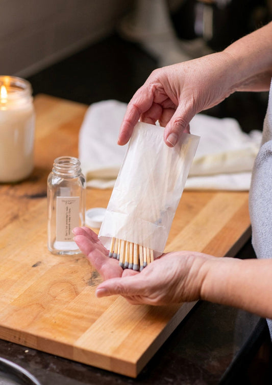 Long Stick Safety Matches 3.4" - Refill Bag