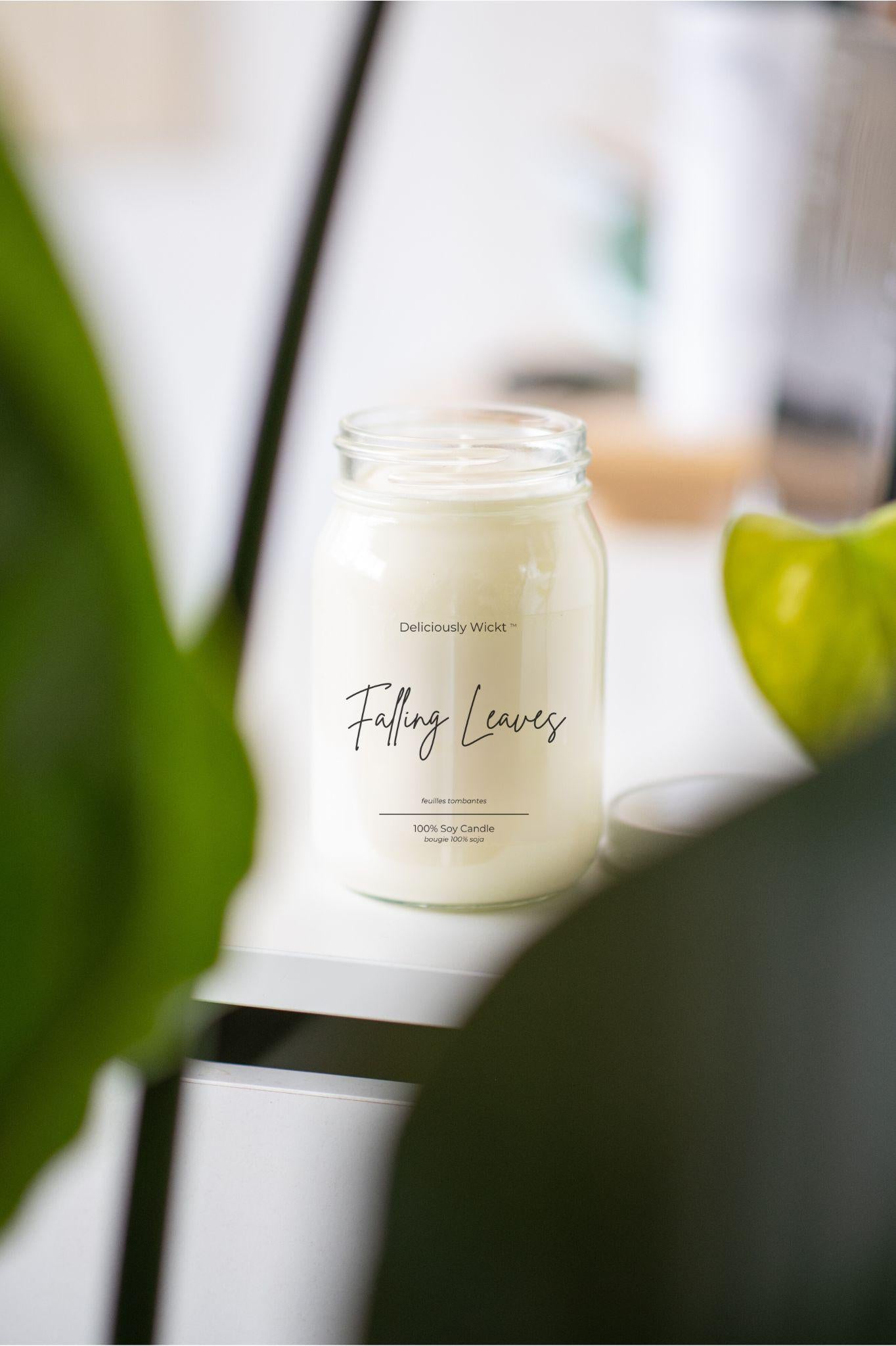 Fall Scents - 16oz Mason Jar Soy Candle