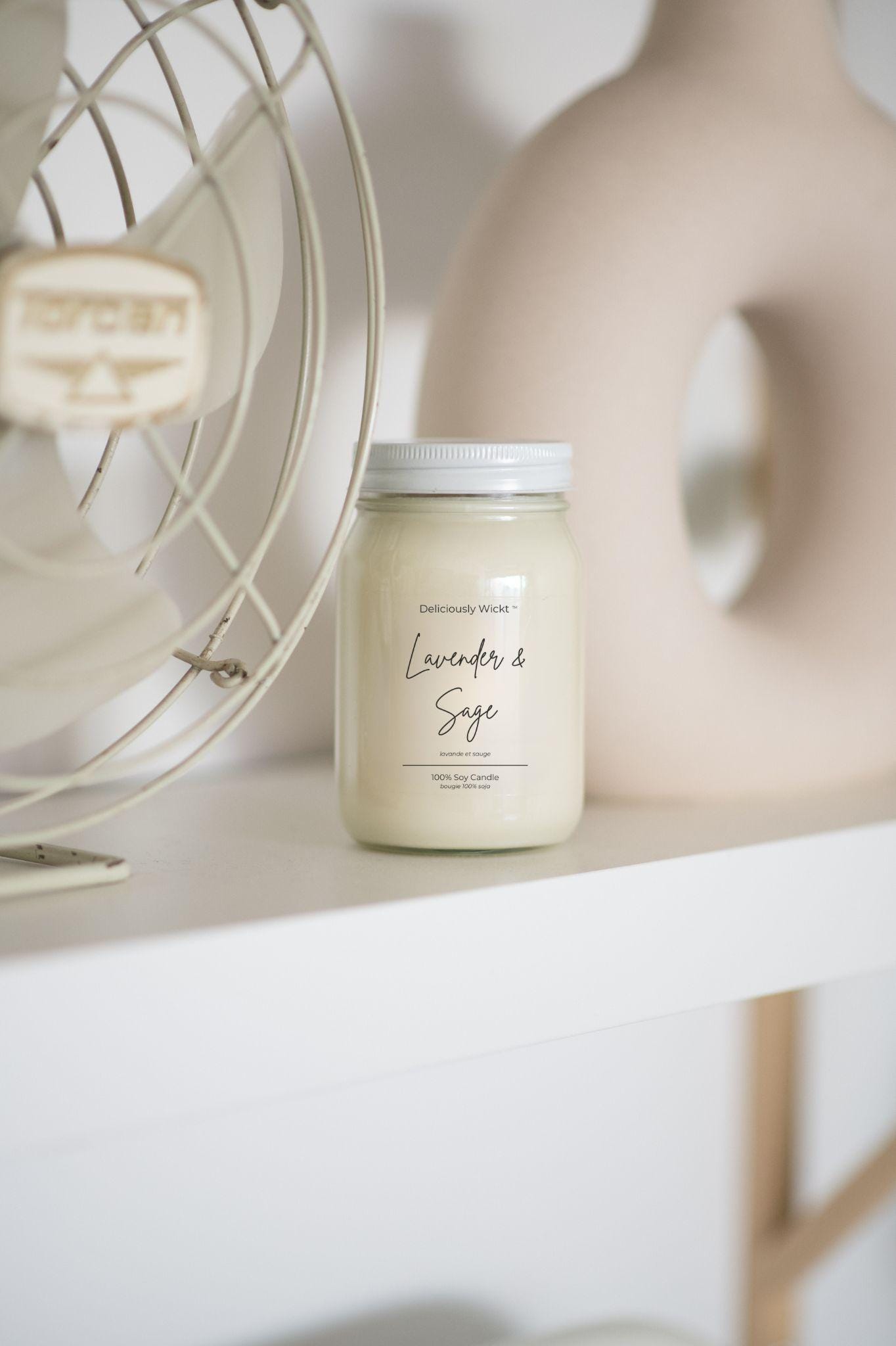 Fall Scents - 16oz Mason Jar Soy Candle