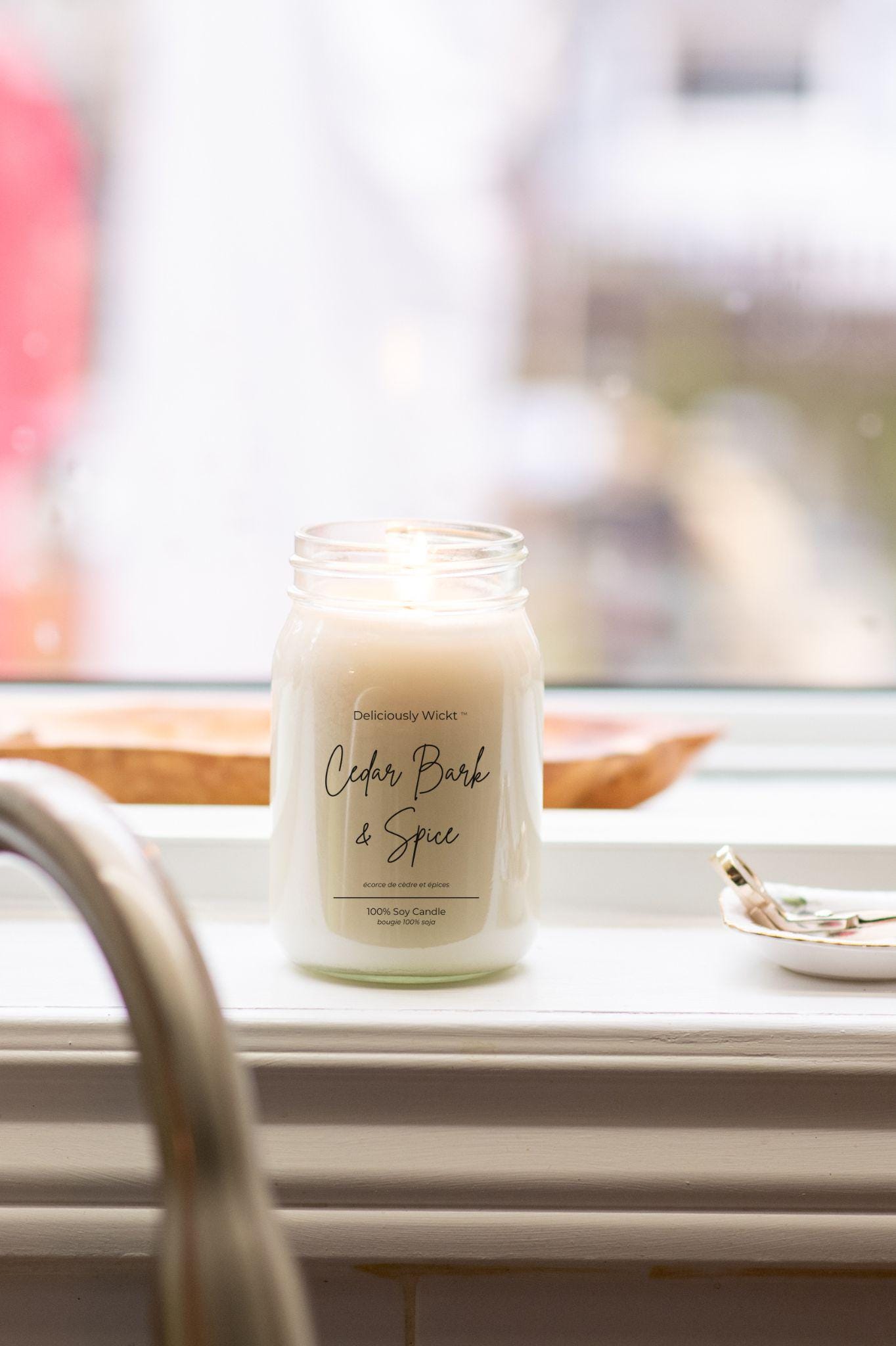 Fall Scents - 16oz Mason Jar Soy Candle