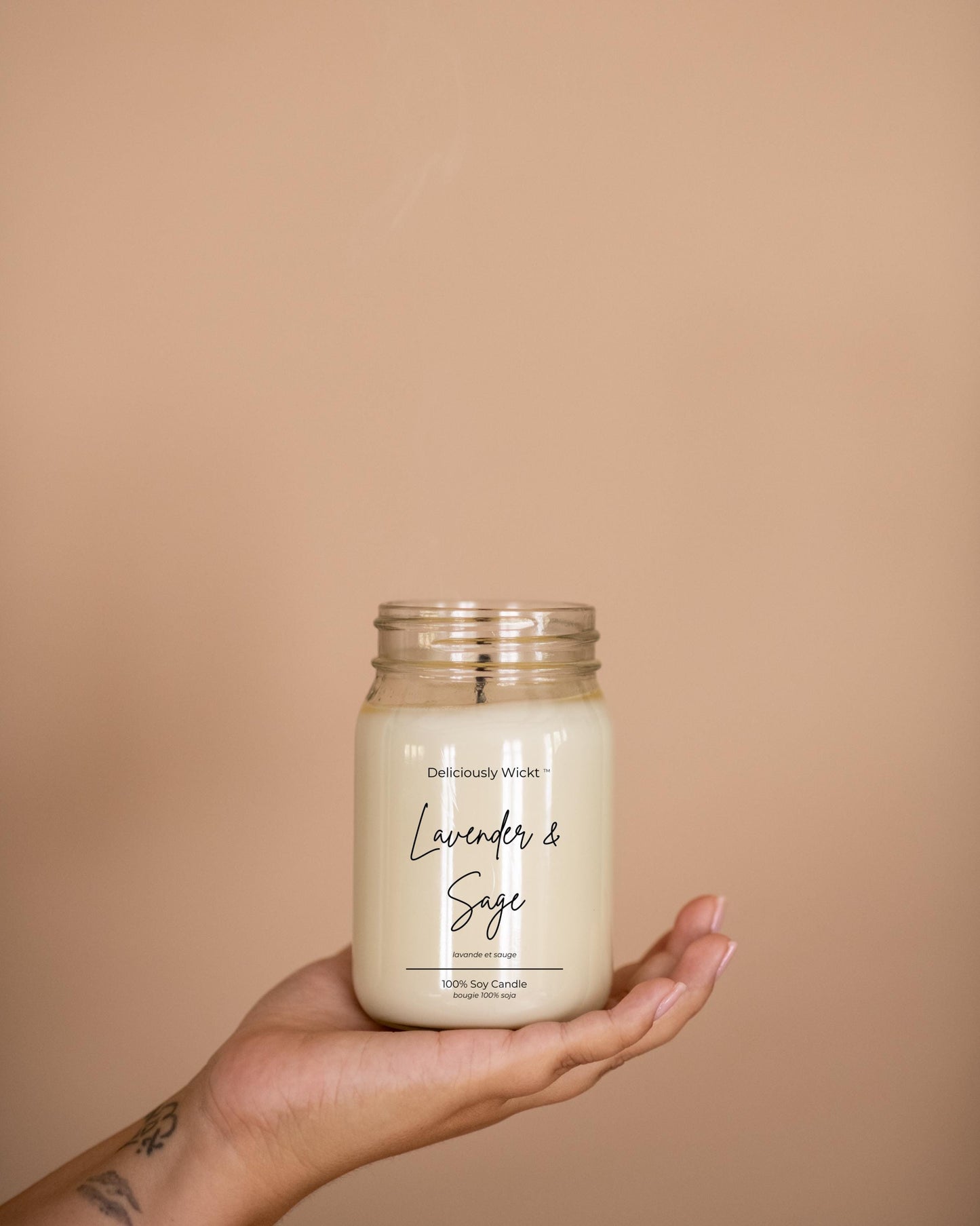 Fall Scents - 16oz Mason Jar Soy Candle