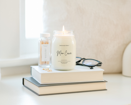 Candle of The Month - MUSKY - 16oz Mason Jar Soy Candle