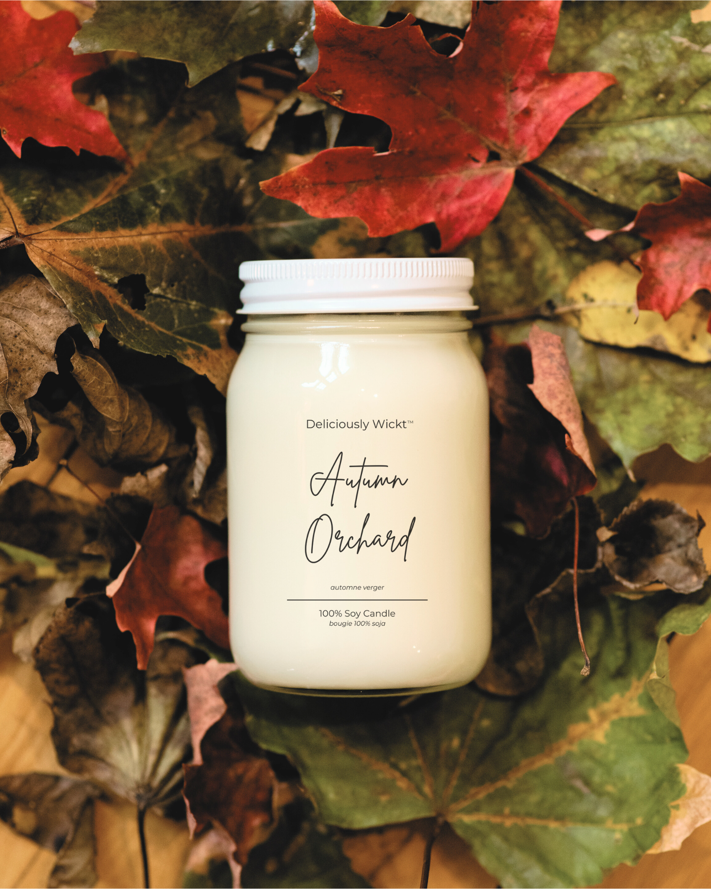 FALL Scents - 16oz Mason Jar Soy Candle