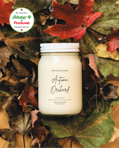 FALL Scents - 16oz Mason Jar Soy Candle