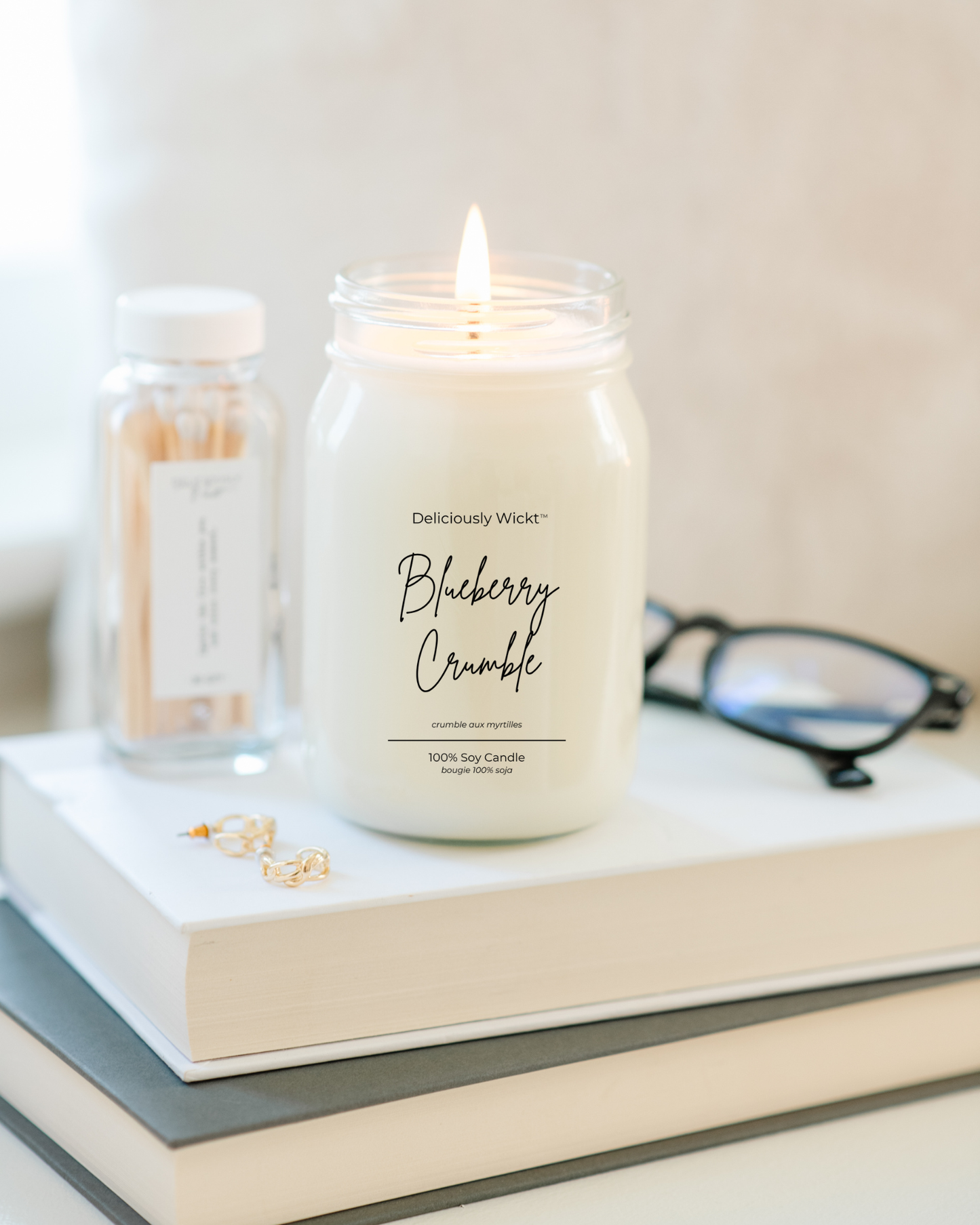 FALL Scents - 16oz Mason Jar Soy Candle