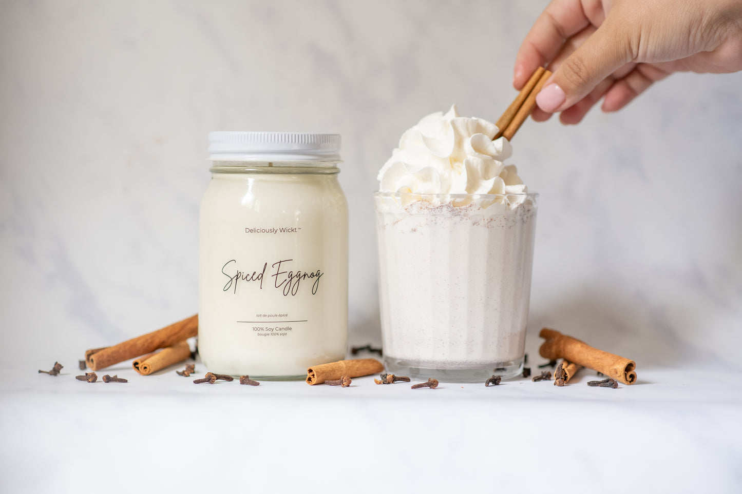 Winter Scents - 16oz Mason Jar Soy Candle