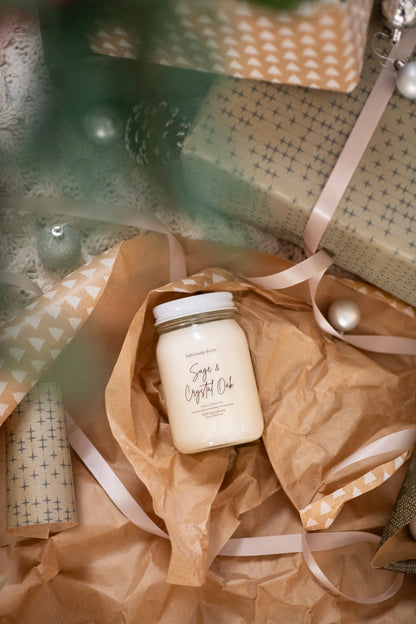 Winter Scents - 16oz Mason Jar Soy Candle