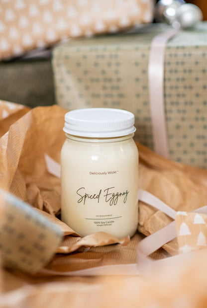 Winter Scents - 16oz Mason Jar Soy Candle