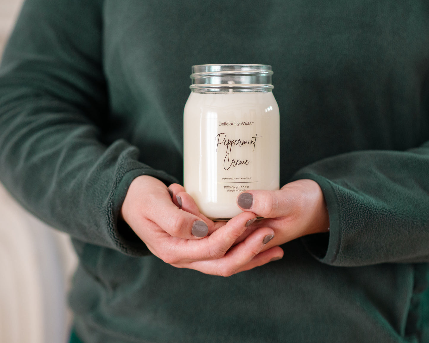 Winter Scents - 16oz Mason Jar Soy Candle