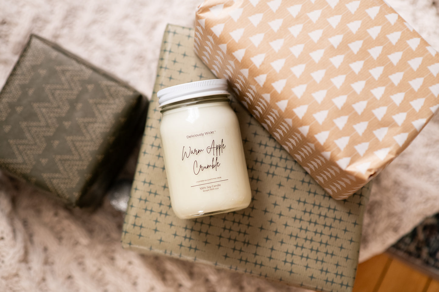 Winter Scents - 16oz Mason Jar Soy Candle