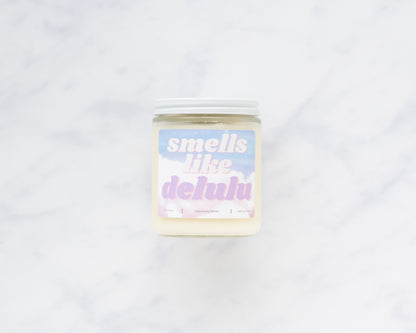 Smells Like Delulu - In My Girly Pop Era - 8oz Scented Soy Candle