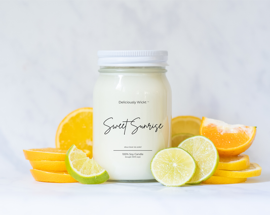 Candle of The Month - FRUITY - 16oz Mason Jar Soy Candle