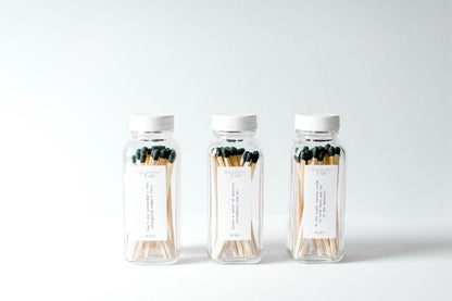 3.4" Long Matches - 3 PACK Glass Bottle Eco-friendly Home Decor