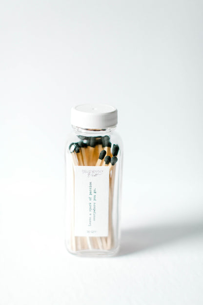 3.4" Long Matches - Glass Bottle Eco-friendly Home Decor