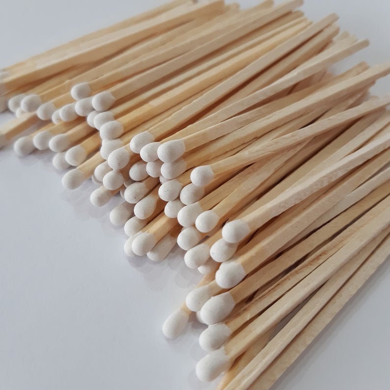 Match Refills - 3.4 inch Long Stick Matches Eco-Friendly