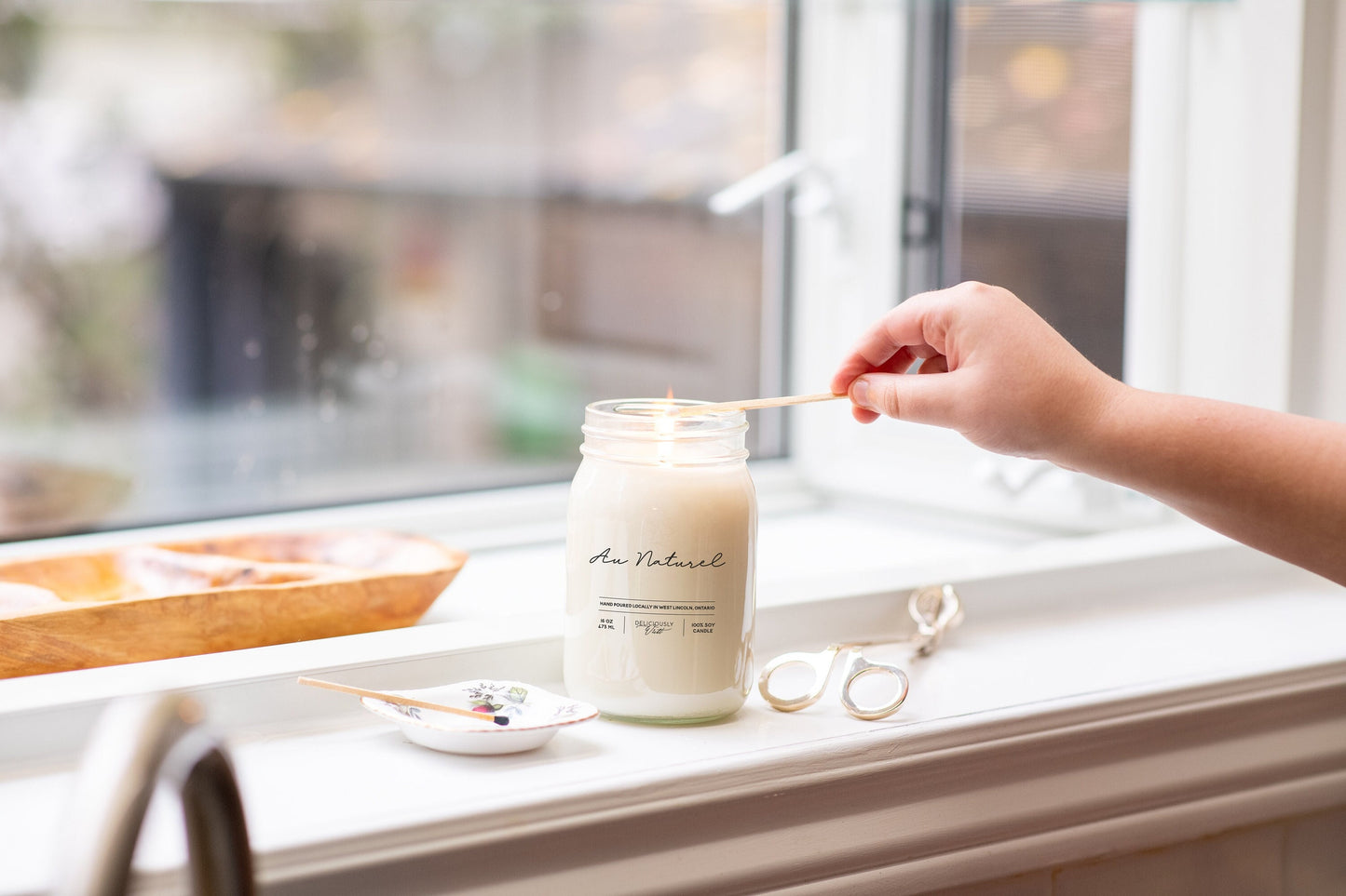Unscented Mason Jar Soy Candle 12oz/16oz