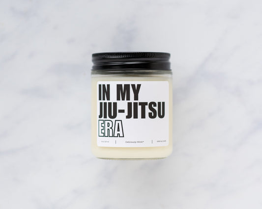 In My Jiujitsu Era - Jiujitsu Themed 8oz Scented Soy Candle Vegan