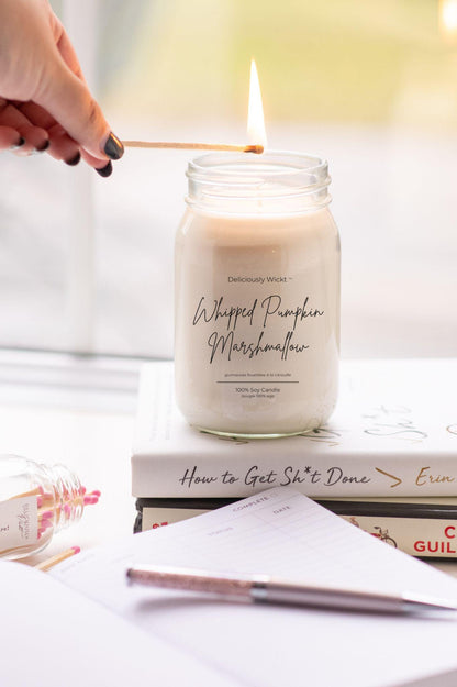 Fall Scents - 16oz Mason Jar Soy Candle