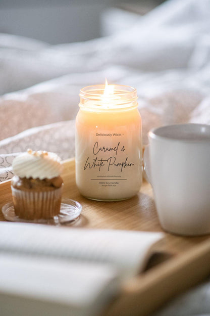 Fall Scents - 16oz Mason Jar Soy Candle