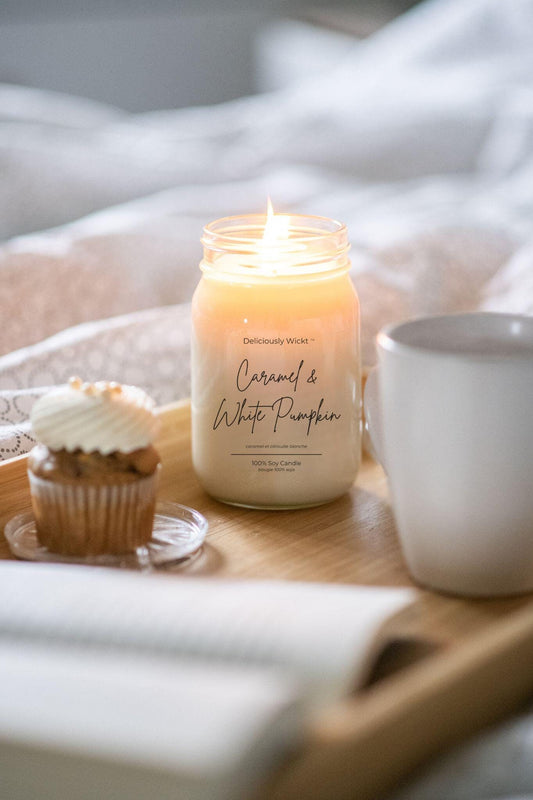 Fall Scents - 16oz Mason Jar Soy Candle